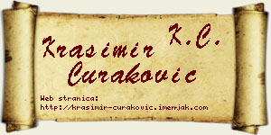 Krasimir Curaković vizit kartica
